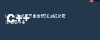 Linux系统密码重置流程加固及管理权限隔离