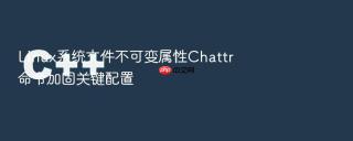 linux系统文件不可变属性chattr命令加固关键配置