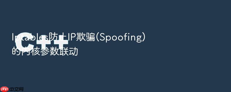 iptables防止ip欺骗(spoofing)的内核参数联动