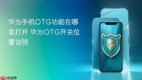 华为手机otg功能在哪里打开 华为otg开关位置说明