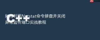 如何利用Netstat命令排查并关闭异常监听端口实战教程