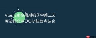 vue.js生命周期钩子中第三方库初始化与dom挂载点结合