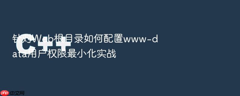 针对web根目录如何配置www-data用户权限最小化实战