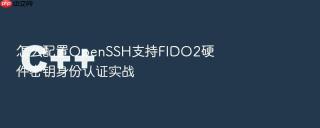 怎么配置OpenSSH支持FIDO2硬件密钥身份认证实战