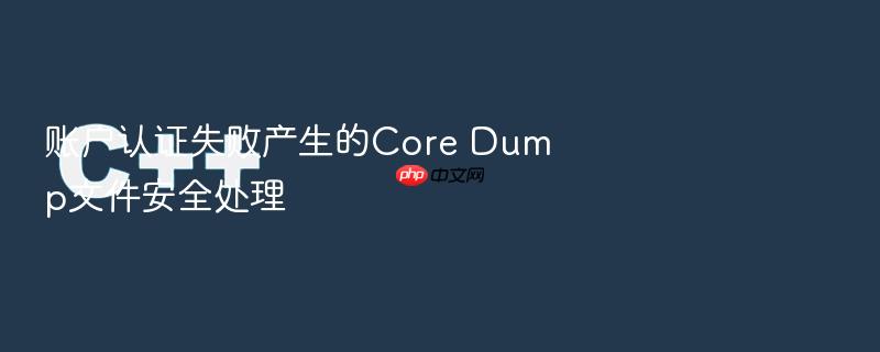 账户认证失败产生的core dump文件安全处理