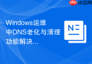 Windows运维中DNS老化与清理功能解决过期记录问题