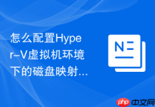 怎么配置Hyper-V虚拟机环境下的磁盘映射操作教程