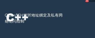 OpenSSH监听地址绑定及私有网络访问控制