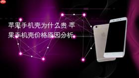 苹果手机壳为什么贵 苹果手机壳价格原因分析