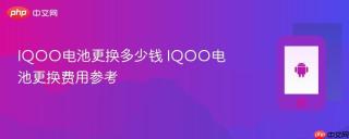 iqoo电池更换多少钱 iqoo电池更换费用参考