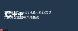 怎么限制openssh最大验证尝试次数并配置拦截策略指南