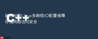 如何加固linux多路径io配置保障存储网络访问安全