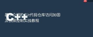 基于公钥的git代码仓库访问加固及权限控制实战教程