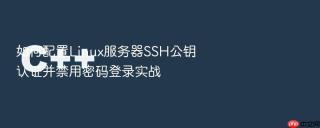 如何配置Linux服务器SSH公钥认证并禁用密码登录实战