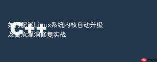 如何配置Linux系统内核自动升级及高危漏洞修复实战