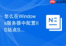 怎么在Windows服务器中配置IIS站点SSL证书教程