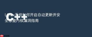 Linux系统如何开启自动更新并安全修复内核漏洞指南