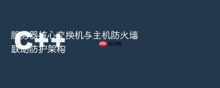 服务器核心交换机与主机防火墙联动防护架构