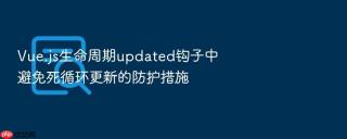 vue.js生命周期updated钩子中避免死循环更新的防护措施