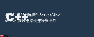 怎么利用ssh连接的serveraliveinterval参数维持长连接安全性
