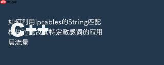 如何利用Iptables的String匹配模块过滤包含特定敏感词的应用层流量