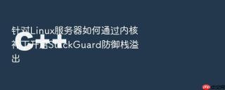 针对Linux服务器如何通过内核补丁开启StackGuard防御栈溢出