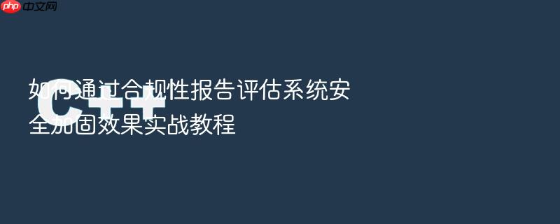 如何通过合规性报告评估系统安全加固效果实战教程