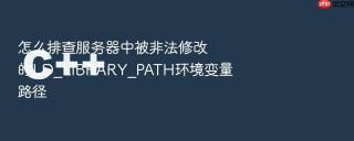 怎么排查服务器中被非法修改的LD_LIBRARY_PATH环境变量路径
