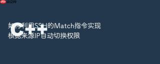 如何利用SSH的Match指令实现根据来源IP自动切换权限