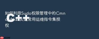 如何利用Sudo权限管理中的Cmnd_Alias实现常用运维指令集授权