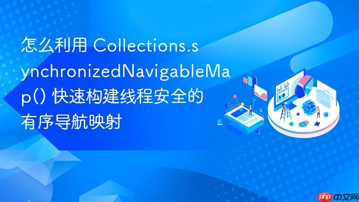 怎么利用 collections.synchronizednavigablemap() 快速构建线程安全的有序导航映射