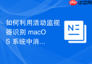 如何利用活动监视器识别 macOS 系统中消耗大量网络带宽的流氓软件后台