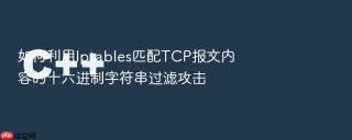 如何利用Iptables匹配TCP报文内容的十六进制字符串过滤攻击