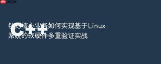 针对核心业务如何实现基于linux系统的软硬件多重验证实战