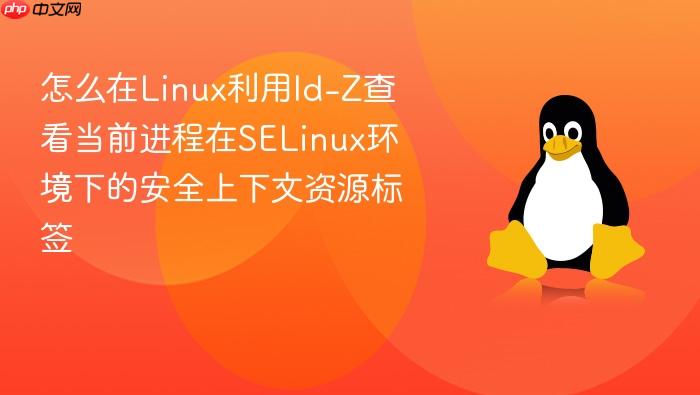 怎么在linux利用id-z查看当前进程在selinux环境下的安全上下文资源标签