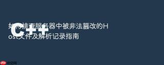 如何排查服务器中被非法篡改的host文件及解析记录指南