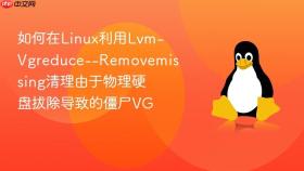 如何在linux利用lvm-vgreduce--removemissing清理由于物理硬盘拔除导致的僵尸vg