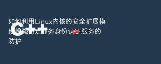 如何利用Linux内核的安全扩展模块增强特定业务身份认证服务的防护
