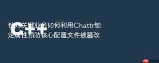 针对关键业务如何利用chattr锁定属性预防核心配置文件被篡改
