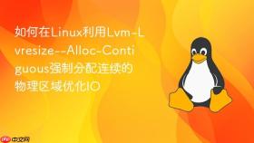 如何在linux利用lvm-lvresize--alloc-contiguous强制分配连续的物理区域优化io
