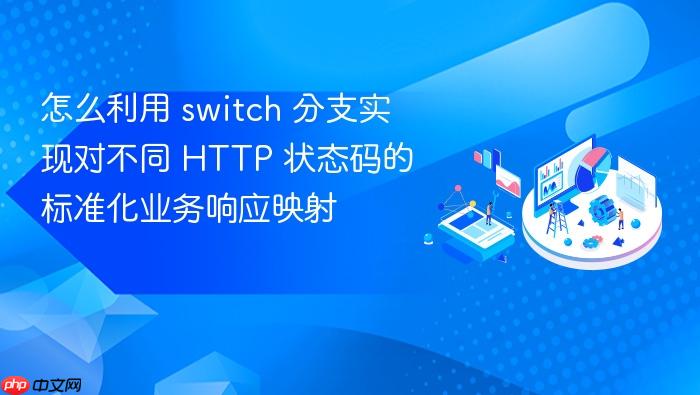 怎么利用 switch 分支实现对不同 http 状态码的标准化业务响应映射