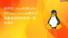 如何在linux利用ext4的data=journal模式实现最高级别的数据一致性保护