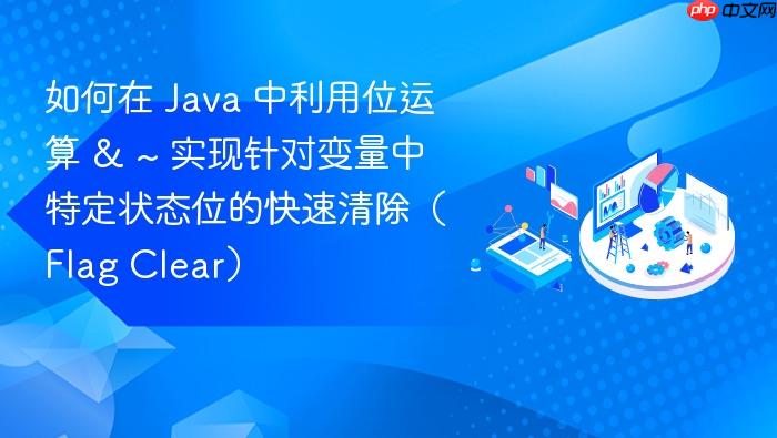 如何在 java 中利用位运算 & ~ 实现针对变量中特定状态位的快速清除(flag clear)