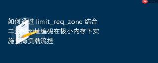 如何通过 limit_req_zone 结合二进制地址编码在极小内存下实施全局负载流控