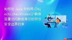 如何在 java 中利用 objects.checkindex() 确保变量访问数组索引时符合安全边界约束