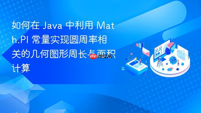 如何在 java 中利用 math.pi 常量实现圆周率相关的几何图形周长与面积计算