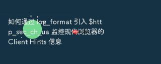 如何通过 log_format 引入 $http_sec_ch_ua 监控现代浏览器的 client hints 信息
