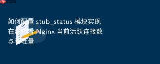 如何配置 stub_status 模块实现在线查看 nginx 当前活跃连接数与吞吐量