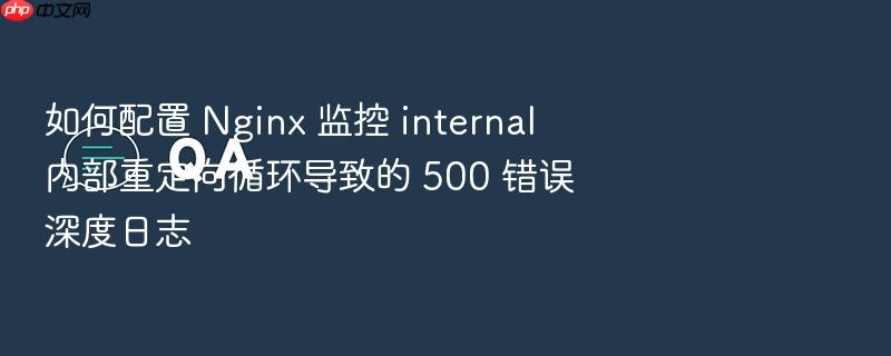 如何配置 nginx 监控 internal 内部重定向循环导致的 500 错误深度日志