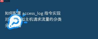 如何配置 access_log 指令实现对不同虚拟主机请求流量的分类分拣存储